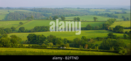 Mitte Landschaft Devon in der Nähe von Crediton Devon England Stockfoto