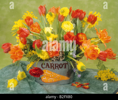 Bouquet mit Tulpen Stockfoto