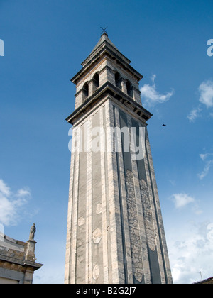 Turm der St. Basilus (Blaz) Kirche in Vodnjan Istrien Kroatien Europa Stockfoto