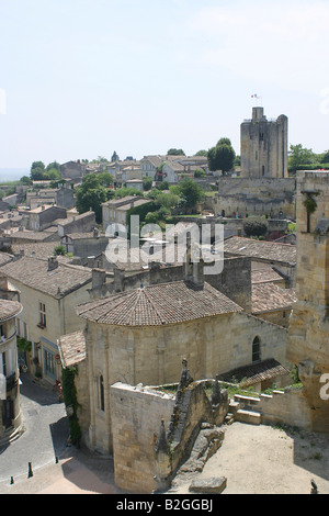 St. Emilion historische Bezirke Stadt malerische Europa Frankreich Stockfoto