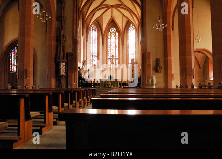 Baden-Baden ist eine Stadt in Baden Württemberg Germany.Photo genommen in der Stiftskirche in Marktplatz Stockfoto