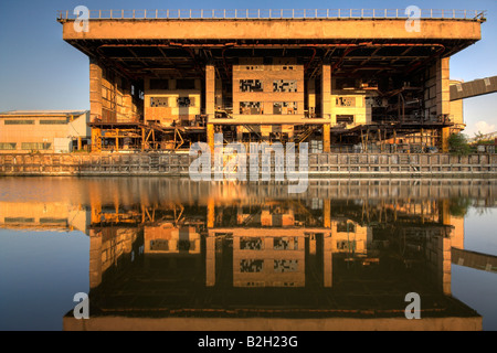 Verlassenen Fabrik, Brunner Mond, Winnington, Northwich, Cheshire, UK Stockfoto