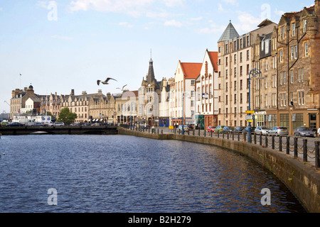 Blick auf die Küste in Leith Edinburgh Schottland Großbritannien UK Stockfoto