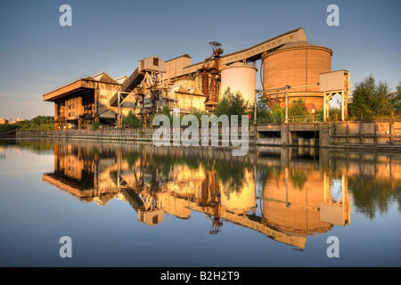 Verlassenen Fabrik, Brunner Mond, Winnington, Northwich, Cheshire, UK Stockfoto