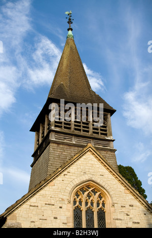 St. Bartholomews Kirche in Leigh, Surrey, England Stockfoto