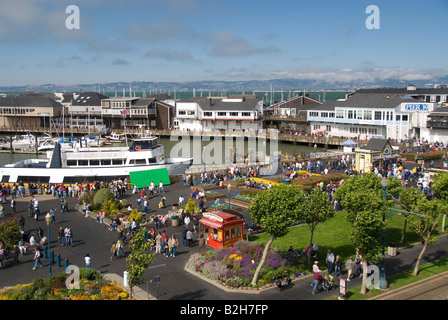 Pier 39 am Fisherman's Wharf, San Francisco, California Stockfoto