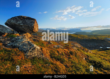 Pnoramic Blick Sarek Nationalpark Np Nationalpark Stora Sjoefallet Laponia Lappland Schweden Stockfoto