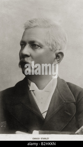 Stanley, Sir Henry Morton, 28.1.1841 - 10.5.1904/05, britischer Entdecker und Journalist, Porträt, Postkarte, 19. Jahrhundert, Stockfoto