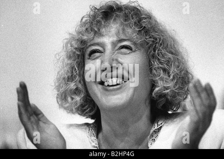 Schmidt, Renate, * 12.12.1943, deutscher Politiker, Vorsitzender der Sozialdemokratischen Partei Bayerns 1991 - 2000, Porträt, 1992, Stockfoto