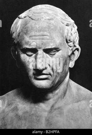 Cicero, Marcus Tullius, 3.1.106 - 7.12.43 v. Chr., römischer Politiker, Porträt, Büste, Vatikanmuseum Rom, Italien, Stockfoto