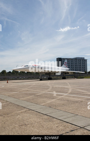 British Airways Concorde am Flughafen Heathrow Stockfoto