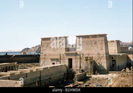 Geografie/Reisen, Ägypten, Philae, Umzug 1977 - 1980, Stockfoto