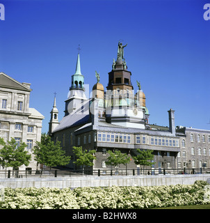 Geographie / Reisen, Kanada, Quebec, Montreal, Chapelle Notre-Dame de Bonsecours, Kirche Stockfoto