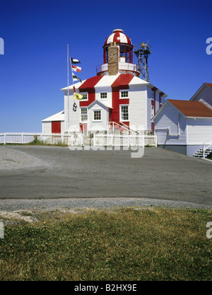 Geographie / Reisen, Kanada, Neufundland, Bonavista Halbinsel, Leuchtturm auf dem Kap Bonavista Stockfoto