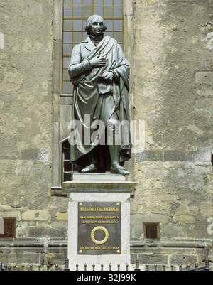 Herder, Johann Gottfried 25. 8.1744 - 18.12.1803, deutscher Wissenschaftler und Schriftsteller, Denkmal in Weimar, Thüringen, Stockfoto