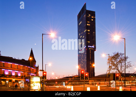 Das Hilton Hotel, Manchester, England, Vereinigtes Königreich Stockfoto