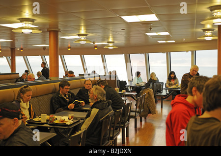 Der Passagier-Restaurant auf das kanadische Fähre Coastal Renaissance Segeln nach Nanaimo Stockfoto