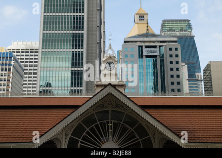 Skyline von Singapur Stockfoto