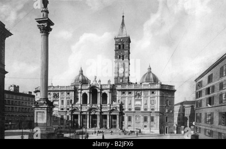 Geographie, Italien, Städte, Rom, Kirchen, Basilika di Santa Maria Maggiore, erbaut unter papst Sixtus III., 432 - 440, Stockfoto