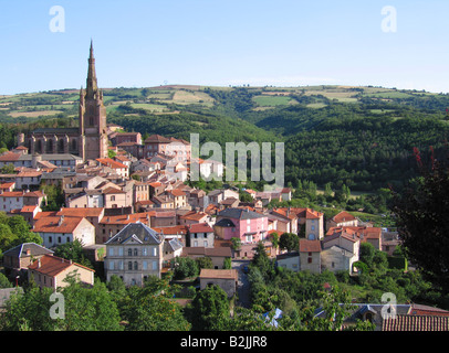 Dorf von Belmont-Sur-Rance - Frankreich Stockfoto