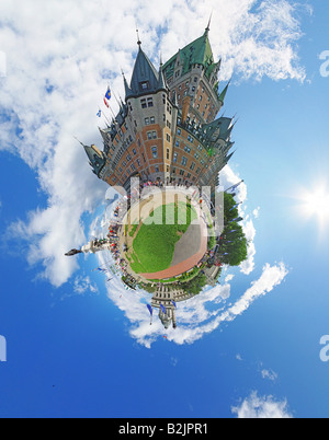Château Frontenac Québec Stockfoto