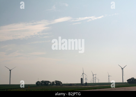 Iowa Betriebe wachsenden Energiebedarf Stockfoto