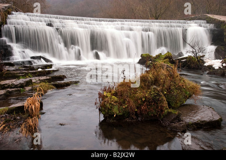 Wehr, Monsal Dale, Peak District, Derbyshire Stockfoto