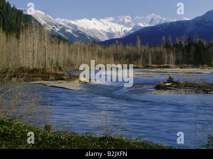 Geographie/Reisen, USA, Washington, Landschaften, North Cascades und Skagit River, in der Nähe von Rockport, Additional-Rights - Clearance-Info - Not-Available Stockfoto