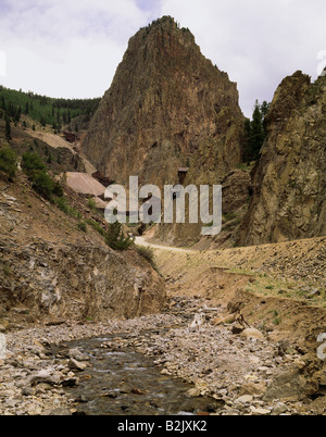 Geographie/Reisen, USA, Colorado, Landschaften, Geisterstadt, altes Gold ist, Additional-Rights - Clearance-Info - Not-Available Stockfoto