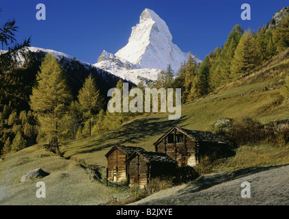 Geographie/Reisen, Schweiz, Wallis, Landschaften, Matterhorn, Additional-Rights - Clearance-Info - Not-Available Stockfoto