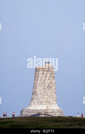 Wright Brothers Memorial über Kill Devil Hill Kitty Hawk North Carolina Stockfoto