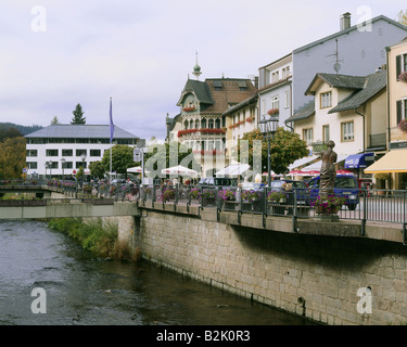 Geographie/Reisen, Deutschland, Baden-Wuerttemberg, St. Blasien, Straßenszenen, Stadtzentrum an der Alb, Additional-Rights - Clearance-Info - Not-Available Stockfoto
