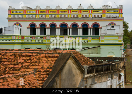 Eine Villa in Südindien Chettinad Stockfoto
