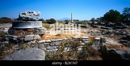 Geographie/Reisen, Griechenland, Samos, Heraion, Ruinen von Hera Tempel, gebaut: 540 v. Chr. von Rhoikos und Theodoros, Additional-Rights - Clearance-Info - Not-Available Stockfoto