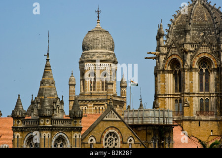 CST Chhatrapati Shivaji Terminus in Mumbai Indien Stockfoto