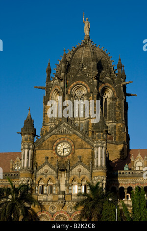 CST Chhatrapati Shivaji Terminus in Mumbai Indien Stockfoto