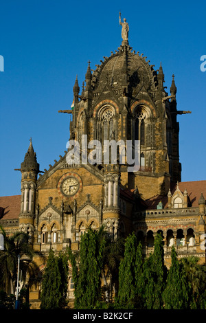 CST Chhatrapati Shivaji Terminus in Mumbai Indien Stockfoto