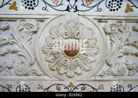 Detail auf Grab auf Saladin Sarg in Saladin Mausoleum Damaskus Syrien Stockfoto