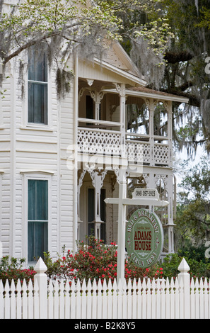 Adams House Inn am Fluss Suwanee in White Springs, Florida Stockfoto