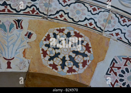 Architekturdetail an Azem Palast in der Altstadt von Damaskus-Syrien Stockfoto