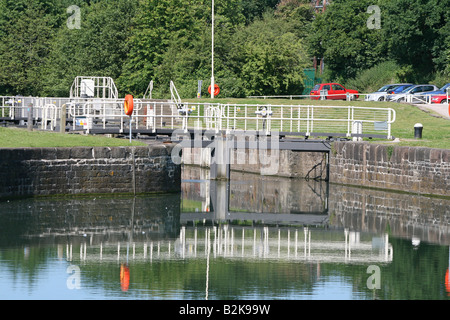 Lydney Hafen Lock Stockfoto