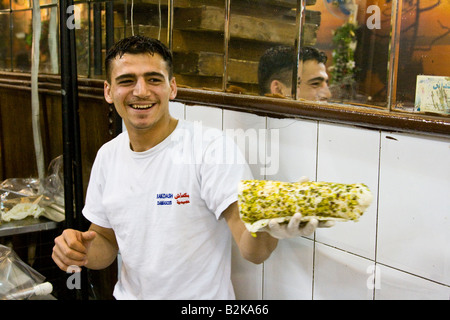 Bekdach eine Eisdiele in der Altstadt von Damaskus-Syrien Stockfoto