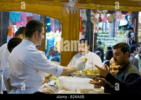 Bekdach eine Eisdiele in der Altstadt von Damaskus-Syrien Stockfoto