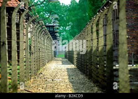 Polen-Museum Auschwitz-Birkenau Denkmal für Holocaust Innenraum des zweiten Auschwitz Stockfoto