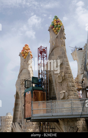 La Sagrada Familia, Barcelona, Spanien Stockfoto