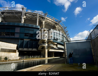 Croke Park, Dublin, die Heimat des gälischen Sport in Irland, wo Schleudern und Gälischer Fußball gespielt. Stockfoto