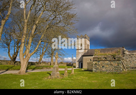 18. Jahrhundert St. Jakobskirche, Stradbally Dorf, der Copper Coast, Grafschaft Waterford, Irland Stockfoto