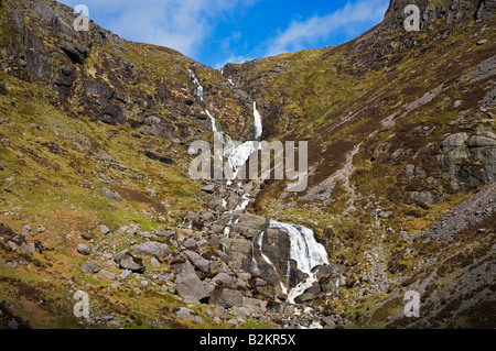 Mahon verliebt sich in die Flut, Comeragh Mountains, Grafschaft Waterford, Irland Stockfoto