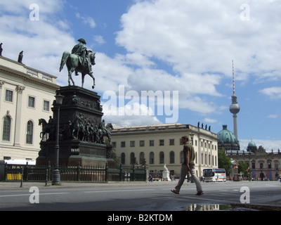 Frederic große Statue Reiterdenkmal Berlin Deutschland Stockfoto