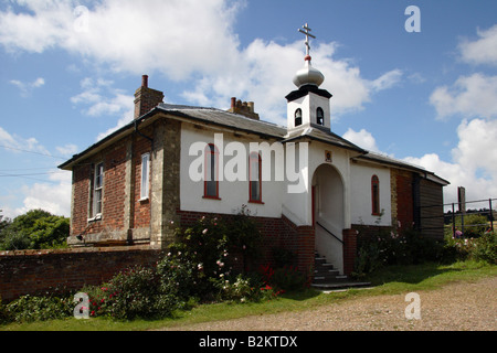 Die russische orthodoxe Kapelle in kleinen Walsingham, Norfolk, England. Stockfoto